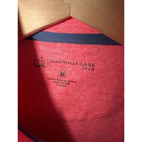 Magnolia Lane Tech Women's M Masters 1/4 Zip UPF 50 Pullover Golf Half 1/2 Pink - Picture 3 of 9